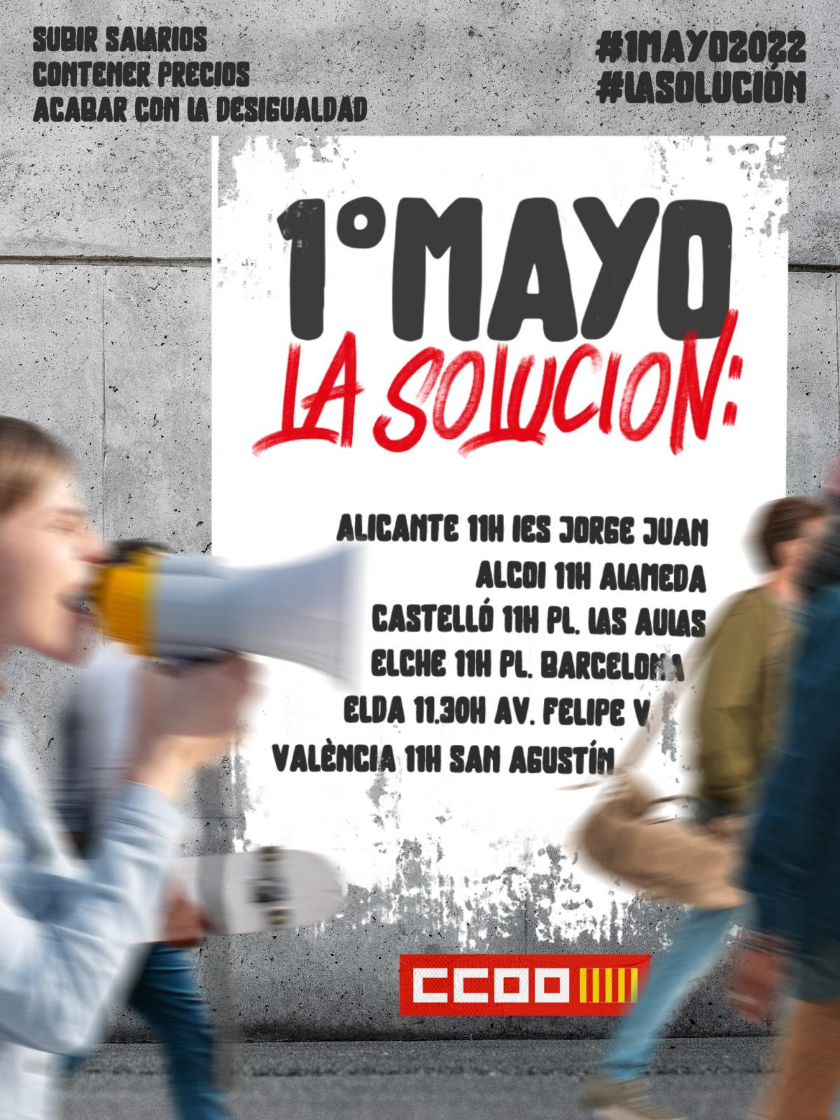 Manifestaciones 1º Mayo 2022