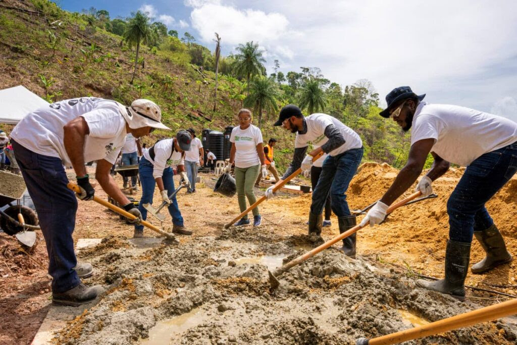 Proman volunteers engaging in their corporate social responsibility (CSR) programmes. Photo courtesy: Proman Foundation -