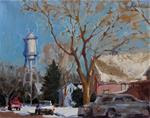 The Tree and the Tower (Auction) - Posted on Saturday, March 28, 2015 by Jessie Rasche