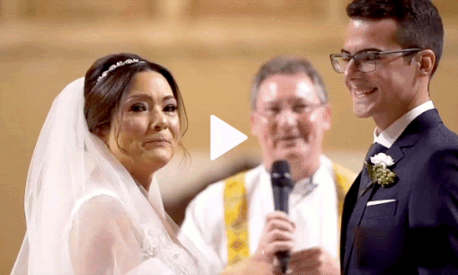 Down Syndrome Children Surprise Bride at Her Wedding