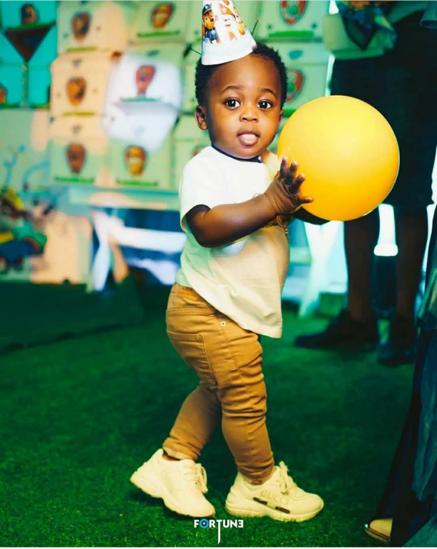 Davido shares lovely photo of his son