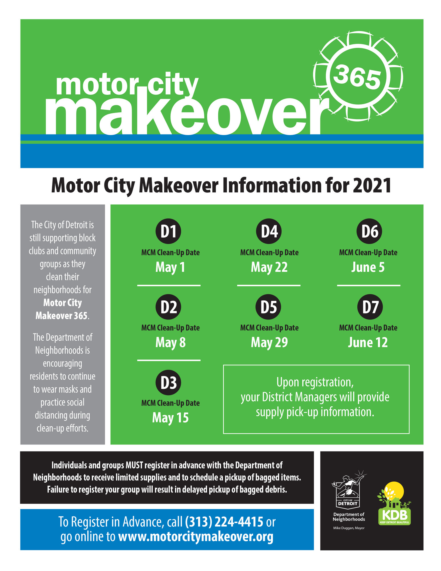 Motor City Makeover General Flyer 2021