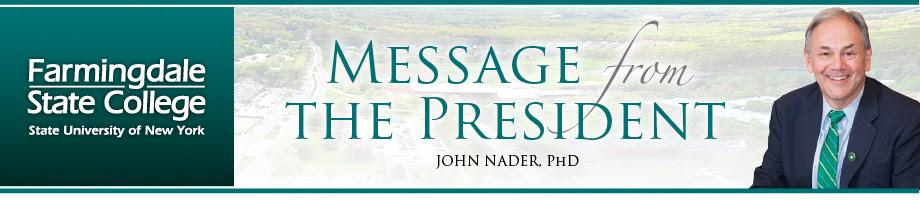 Message from President Nader