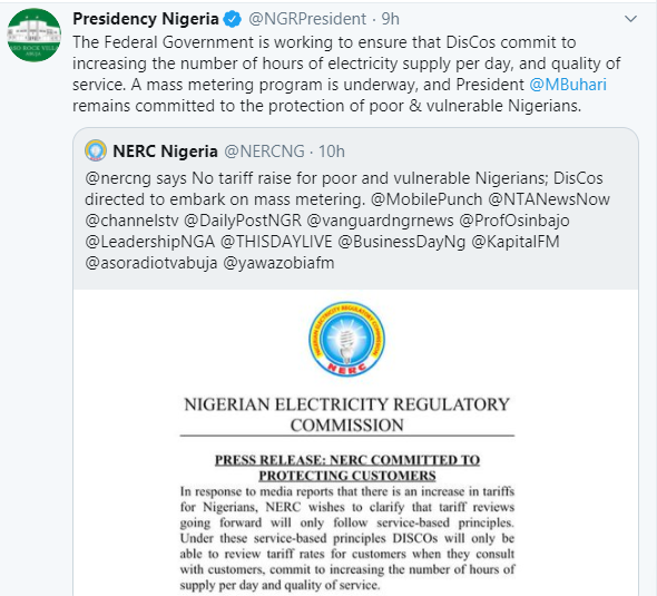 Electricity: President Buhari ends estimated billing, directs nationwide mass metering