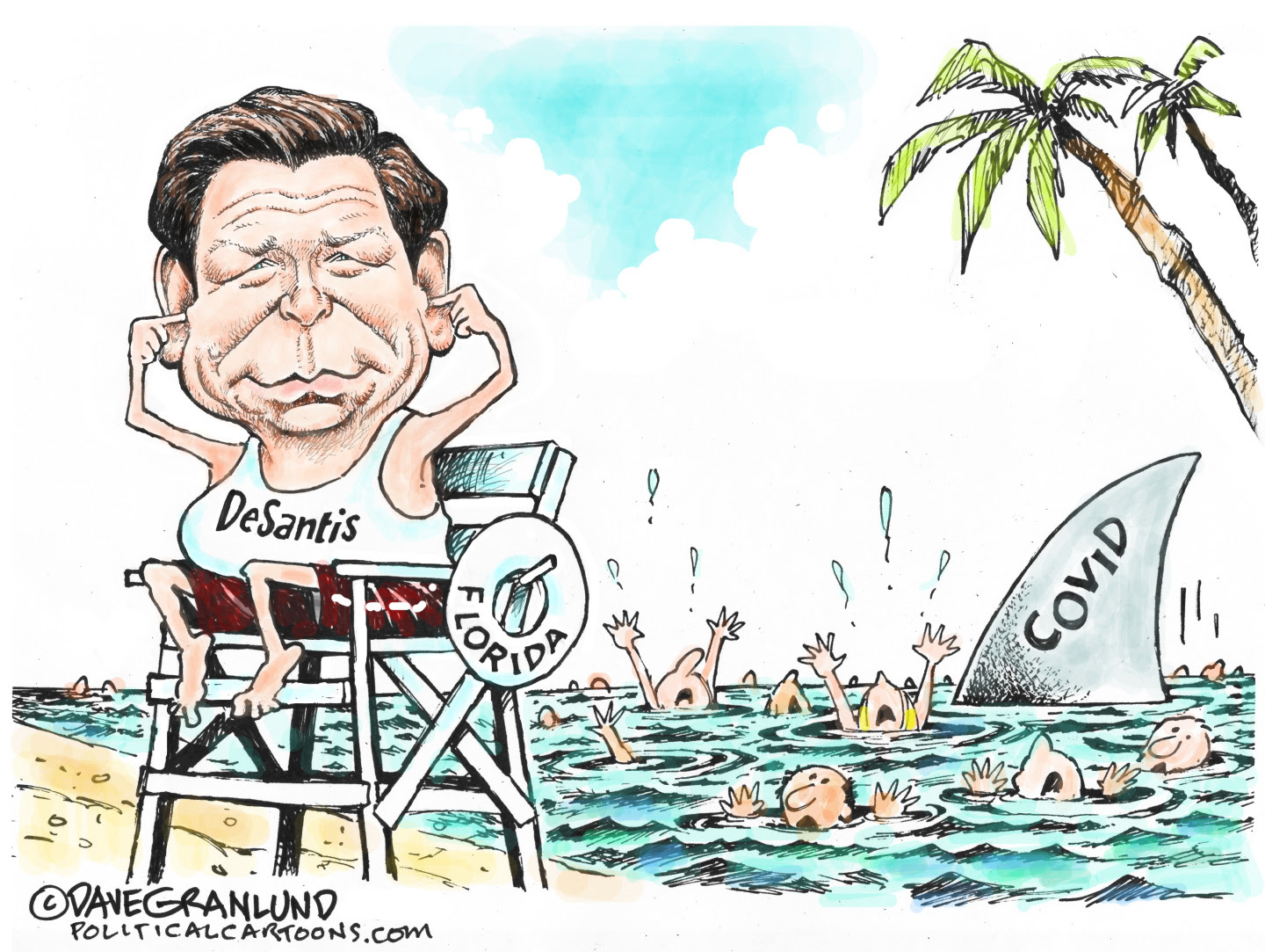 DeSantis jeopardizes the health of people in Florida to score political points.