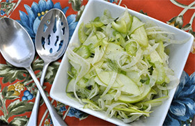 Fennel, Celery and Green Apple Slaw