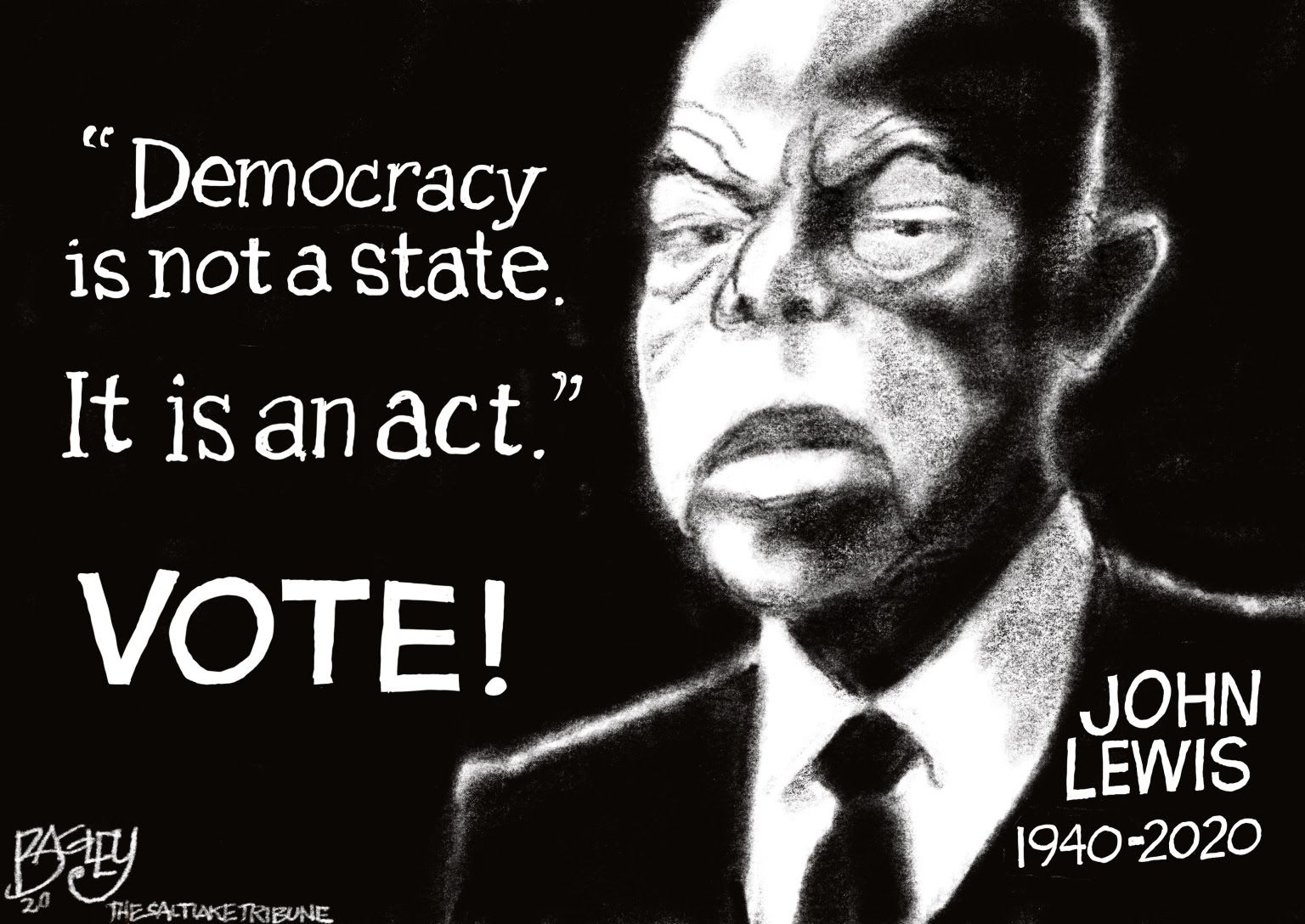 The John Lewis Voting Rights bill protects Democracy.