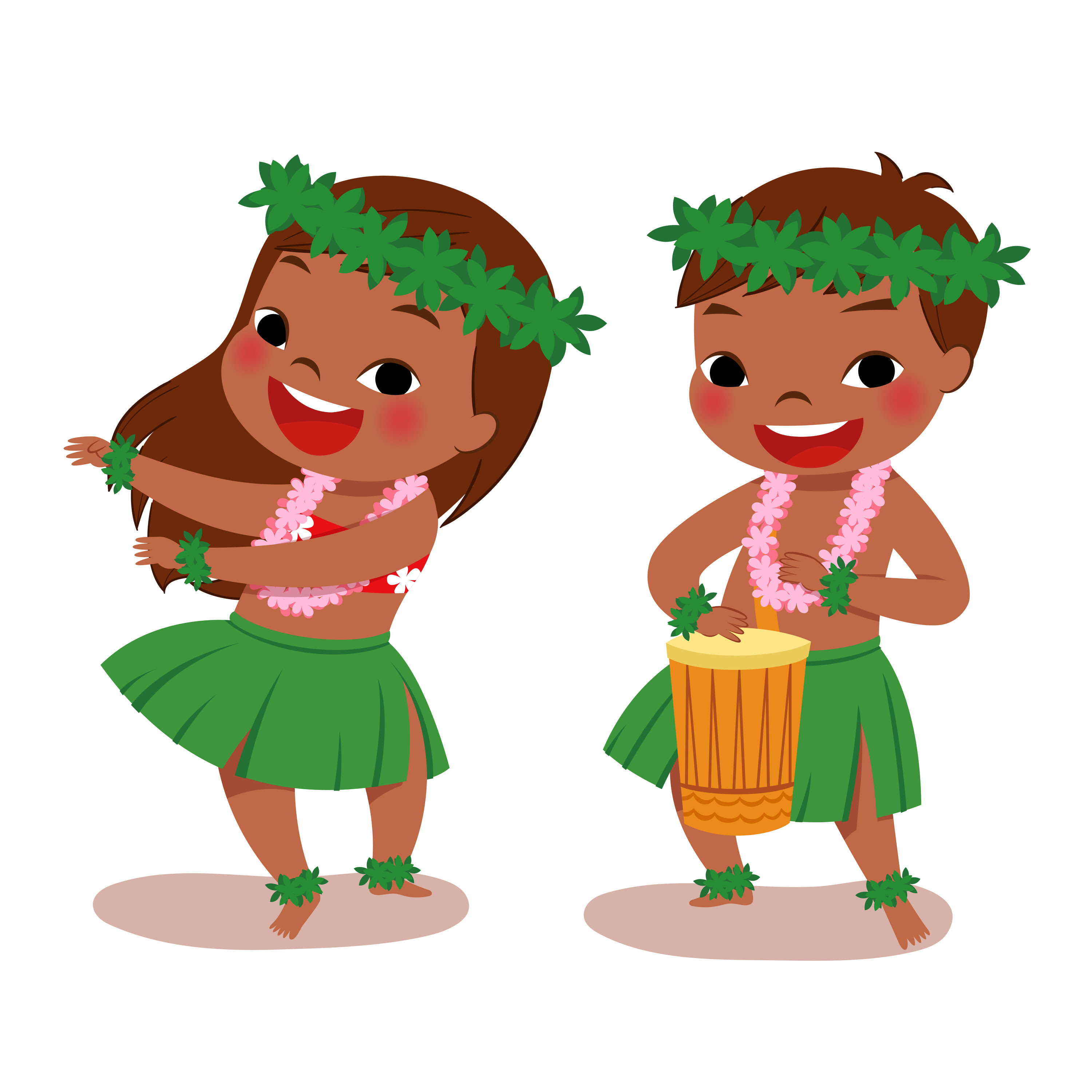 Hawaiian Hula Girl Clipart Clip Art Library - vrogue.co