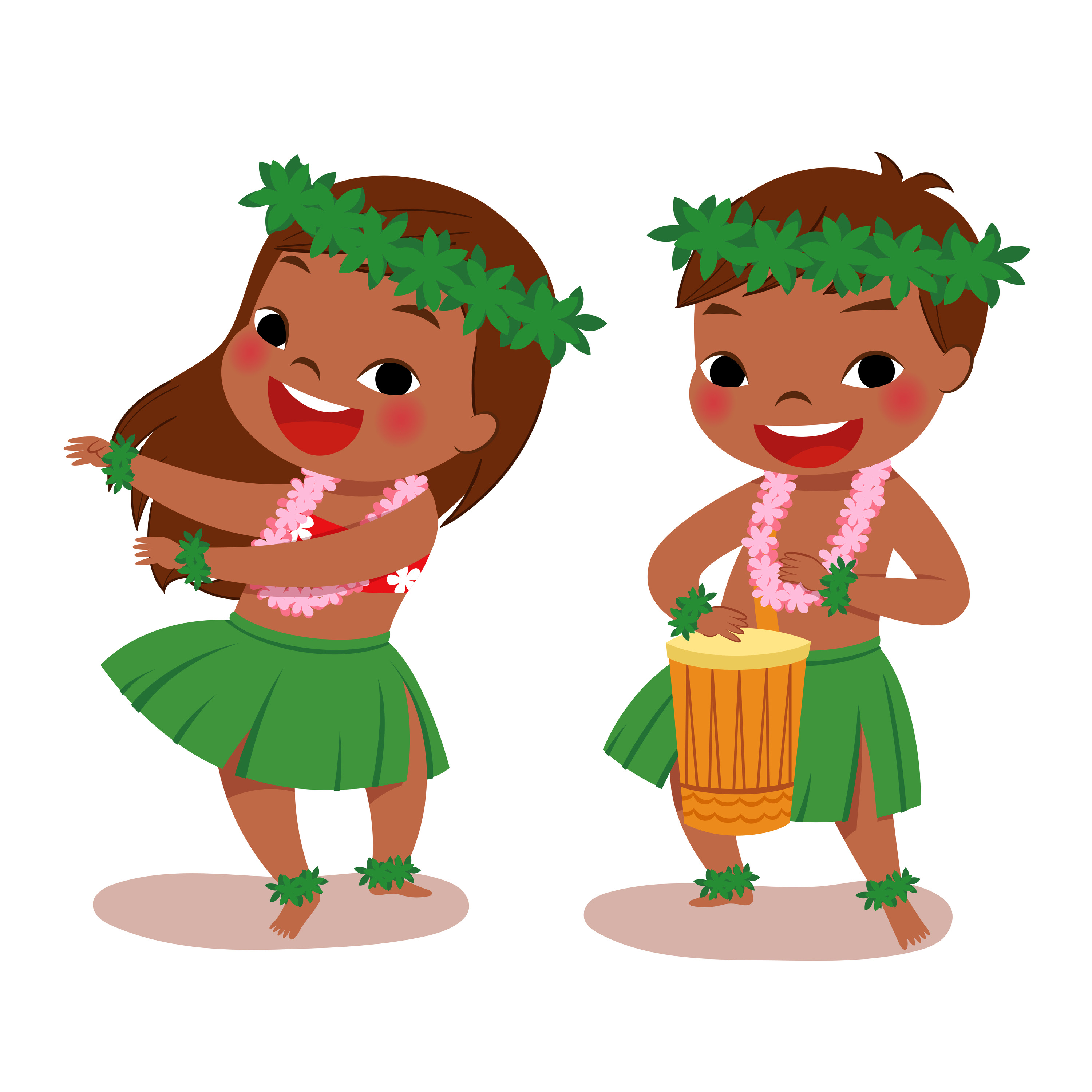 hawaiian girl clipart - photo #27