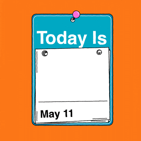 Flipping pages on a calendar until May 20, which reads: Today is Mental Health Action Day