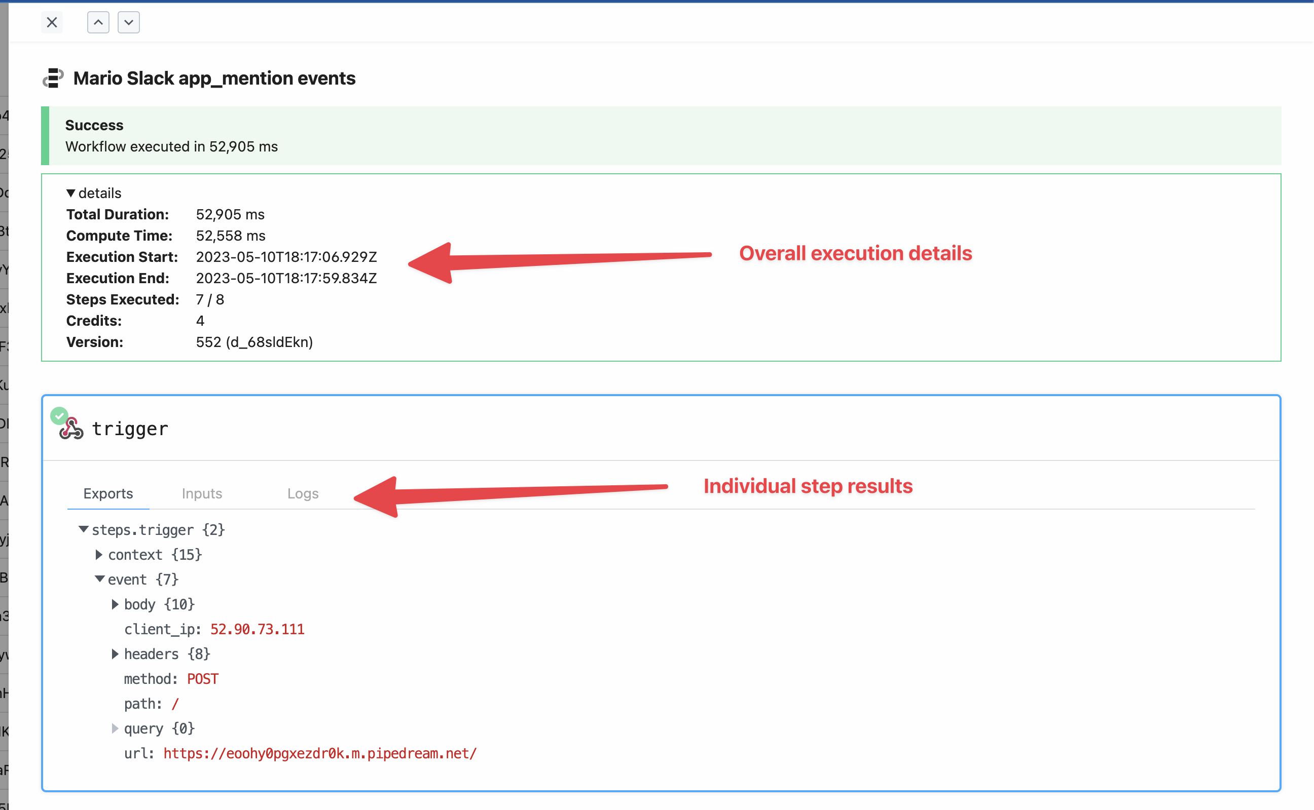 A demo of sharing a workflow