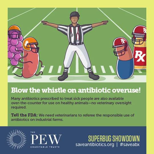 Infographic: Blow the whistle on antibiotic overuse!