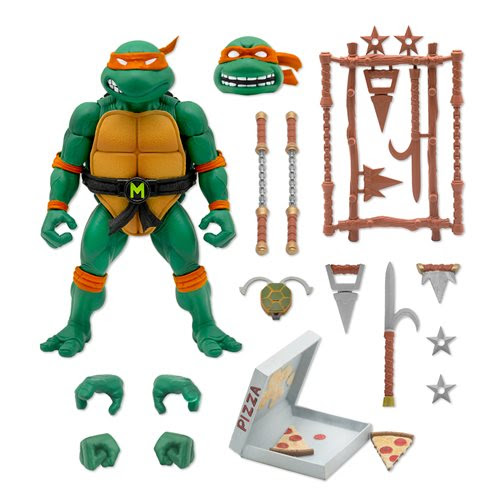 Image of Teenage Mutant Ninja Turtles Ultimates Michelangelo 7-Inch Action Figure - JUNE 2021
