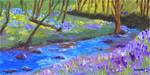 ORIGINAL PAINTING OF PHLOX ALONG FISHBURN CREEK - Posted on Friday, April 3, 2015 by Sue Furrow