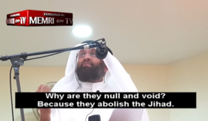 Muslim cleric: Permanent agreements with Jews ‘won’t be found in Quran or Sunnah. Can one abolish the jihad?’