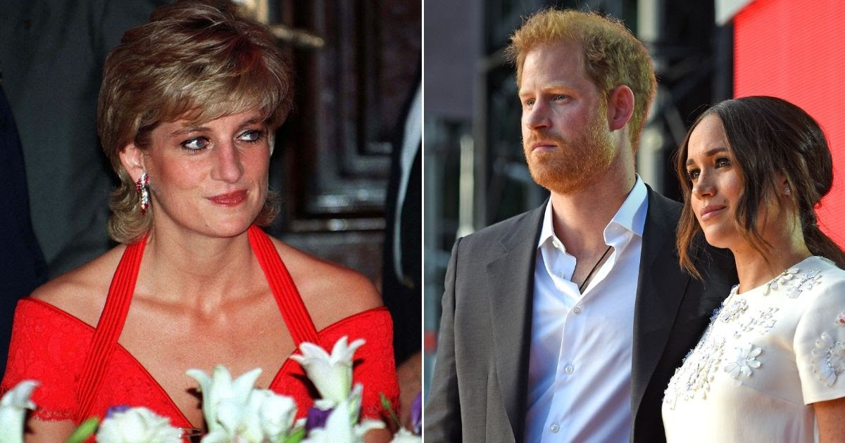 Prince Harry, Meghan Markle Blasted for Silence as Princess Diana's Memory Called Into Question