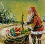 Santa and His Bag - miniature - Posted on Monday, December 22, 2014 by Tammie Dickerson