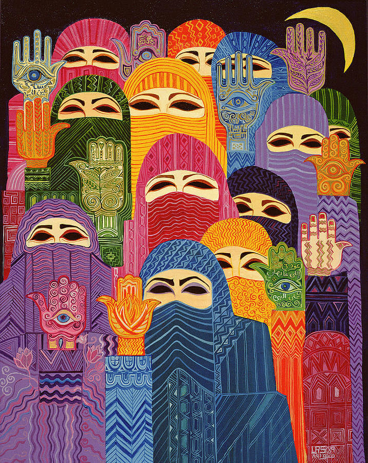 Laila Shawa (Palestine), The Hands of Fatima, 1989