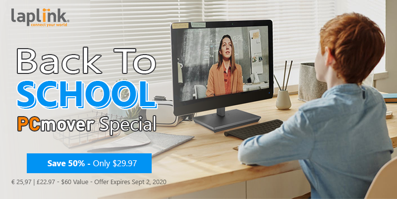 back to school PCMover Professional deal discount coupon