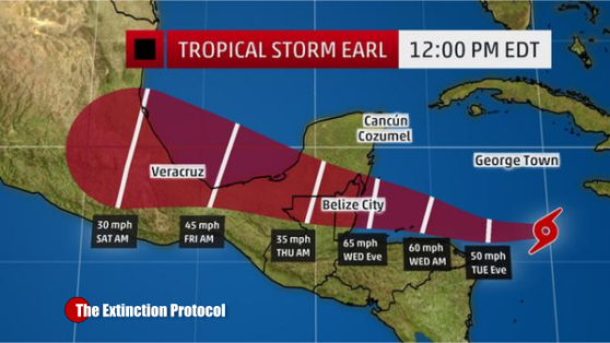 Tropical Storm Earl forms in the Caribbean; Hurricane watches issued Earl