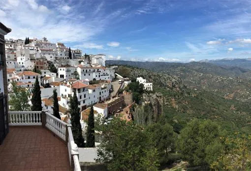 Vista de Comares, en Málaga