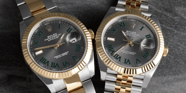 Rolex Datejust 41 Steel Yellow Gold 'Wimbledon' Watches