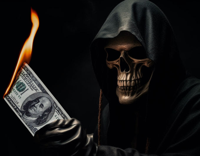 reaper burn money