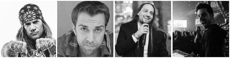 Stix Zadinia, J.T. Arbogast, Jason Lekberg and Nick Rucker (from left to right) will answer your questions on virtual concert planning, production and promotion