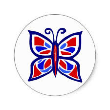 red white blue butterfly red white blue butterfly