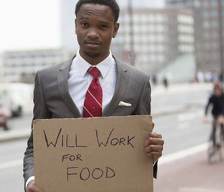 WILL WORK FOR FOOD
