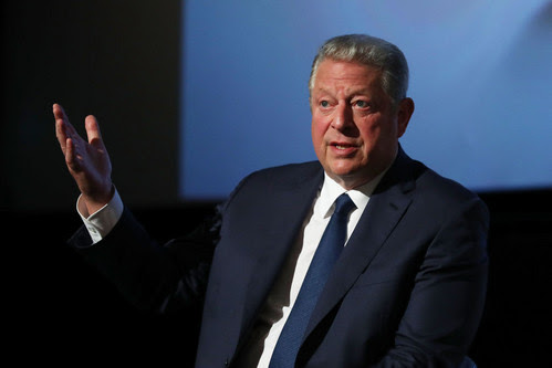 Former Vice President Al Gore speaks during an event in Sydney, Australia. 