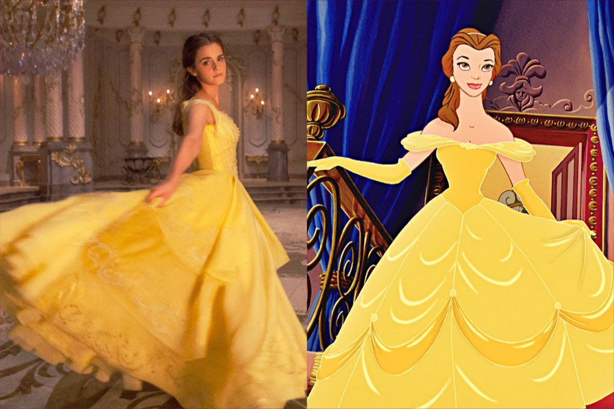 Belle’s costumes don’t fit the liveaction Beauty and the Beast, but