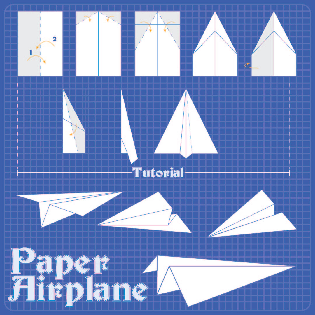 6 Best Images of Printable Paper Airplane Templates Printable Paper