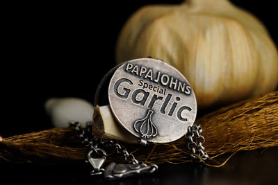 Papa Johns has launched its first-ever piece of jewellery – the Stranger Bling necklace – inspired by its iconic Special Garlic Dipping Sauce Papa Johns has launched its first-ever piece of jewellery – the Stranger Bling necklace – inspired by its iconic Special Garlic Dipping Sauce