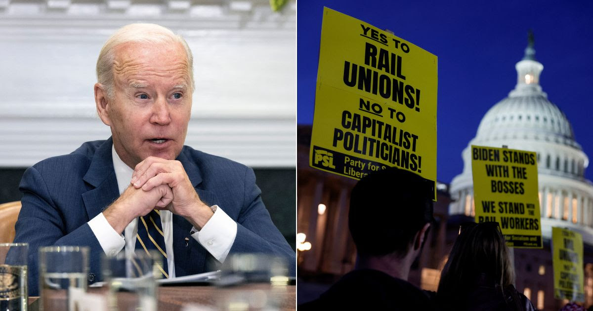 Rail Unions Turn Against Biden Over His Big Move