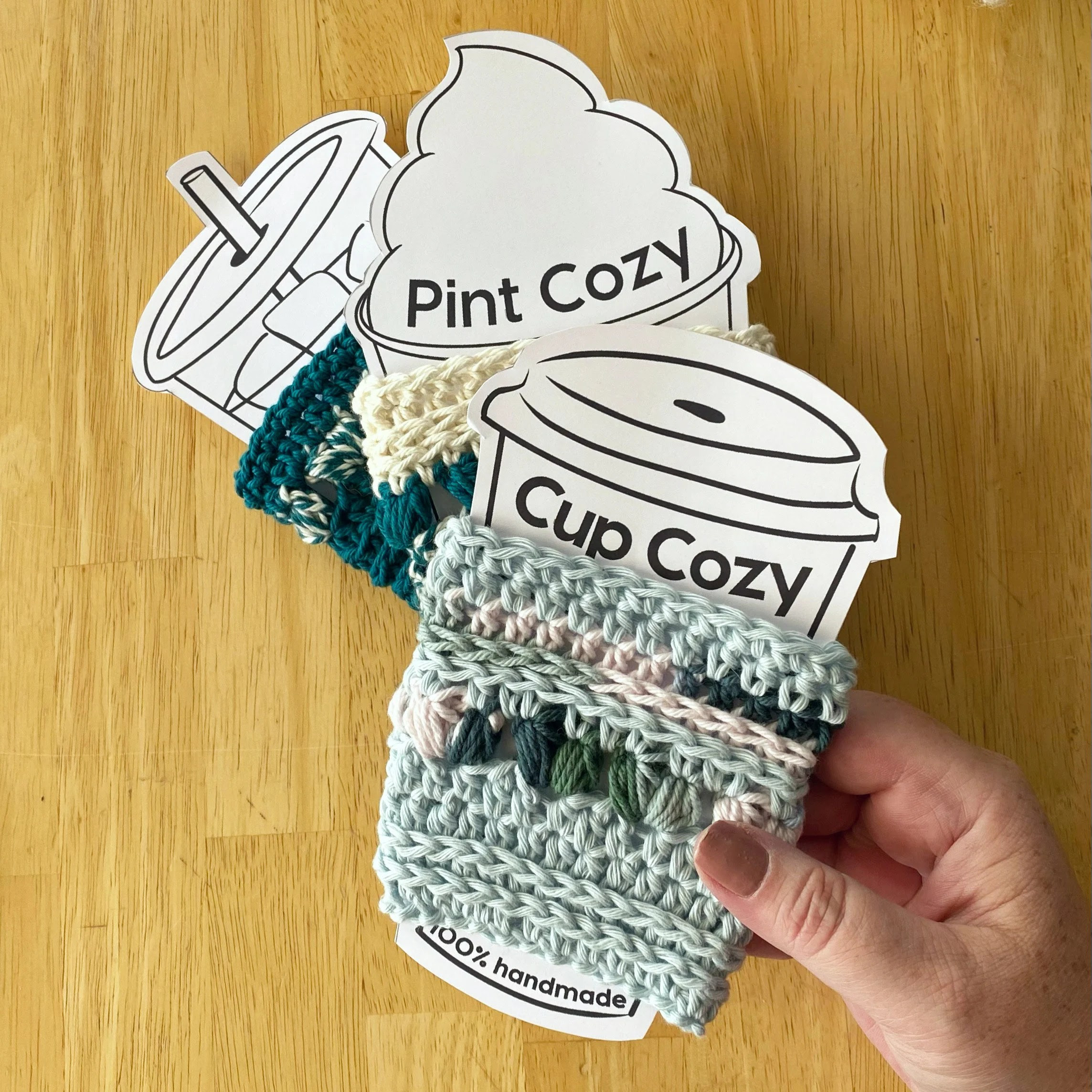 PRINTABLE Cup Cozy Display Template Tags Downloadable PDF Etsy Australia