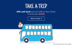 Bus Ticket Super Offer on Paytm (50% cashback on Bus Tickets)