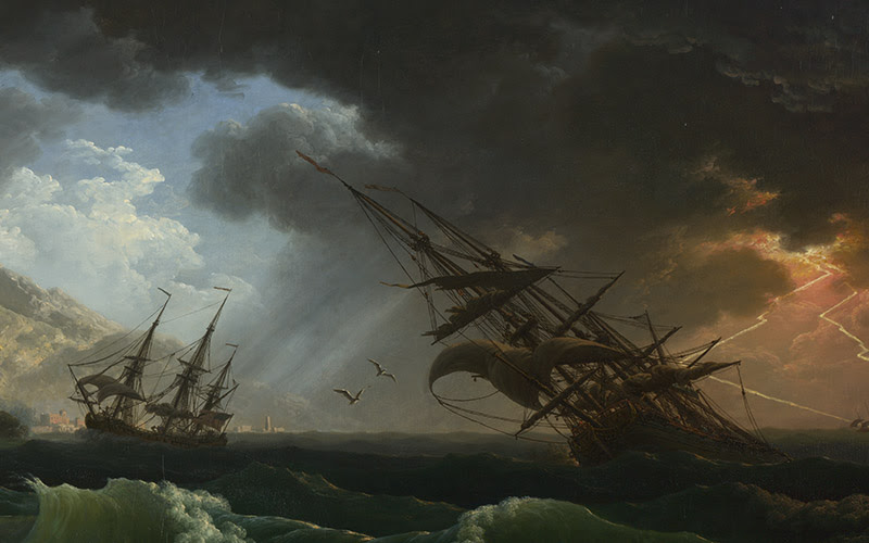 Claude-Joseph Vernet, A Shipwreck in Stormy Seas ('Tempête'), 1773 © The National Gallery, London