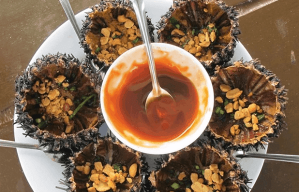 Thưởng thức món nhum biển độc lạ tại Hòn Thơm Thưởng thức món nhum biển độc lạ tại Hòn Thơm