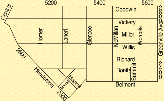 Vickery Park Map