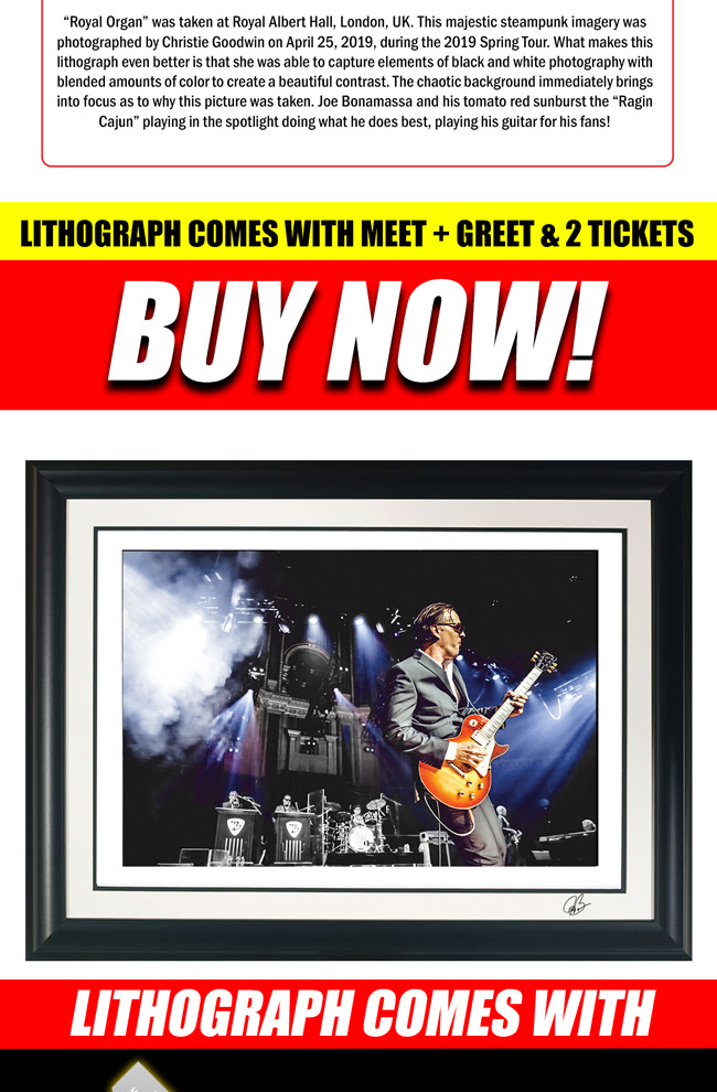 Get the latest deals on Bonamassa merch here!