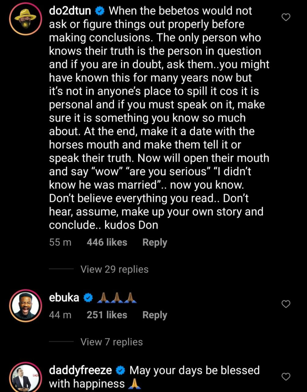 Don Jazzy reveals he was married at age 20 to model, Michelle Jackson, and explains why it ended in divorce