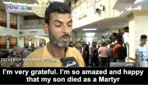 Palestinian father: ‘I’m so happy my son died as a martyr and I’m leading him today as a groom’