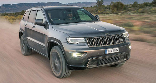 Jeep Grand Cherokee 75th AnniversaryGreen eyed model: Jeep’s 75th Anniversary special editions hint at the brand’s military origins with a series of exclusive upgrades for just 200 Grand Cherokees.