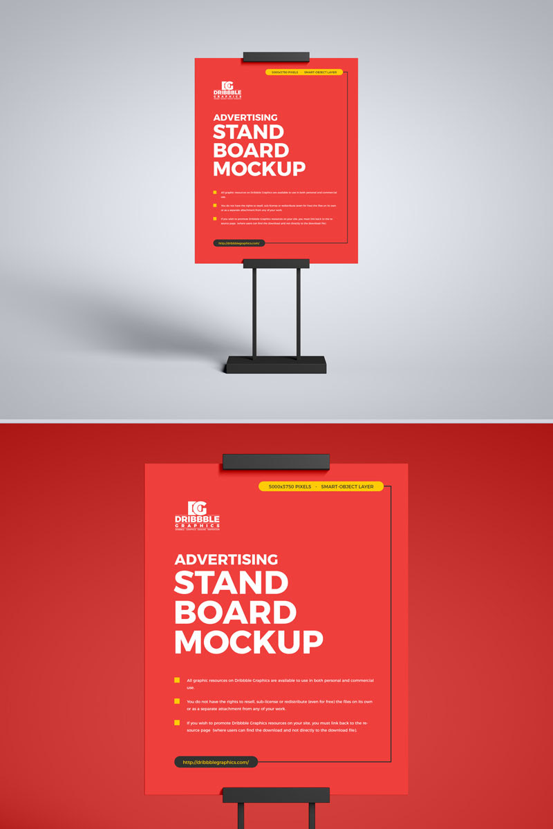 Free Advertising Stand Banner Mockup PSD Free Mockup Zone