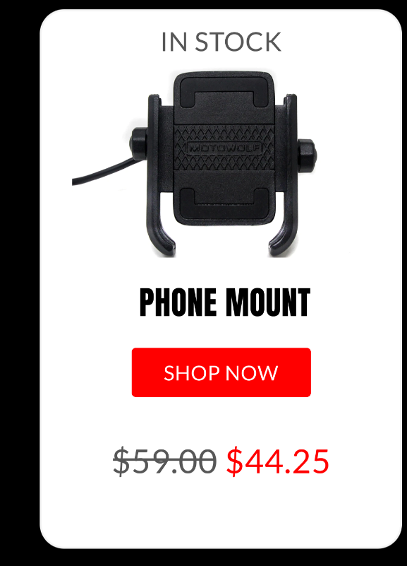 get the phone mount at 25% off