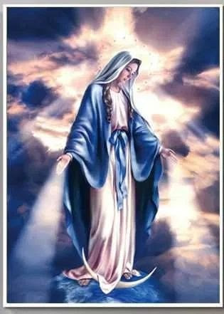 Obraz Matka Boża Boska Maryja z apokalipsy 40x50 | Ostrowiec swiętokrzyski  | Kup teraz na Allegro Lokalnie
