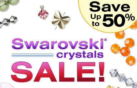 On Sale!: Swarovski crystals