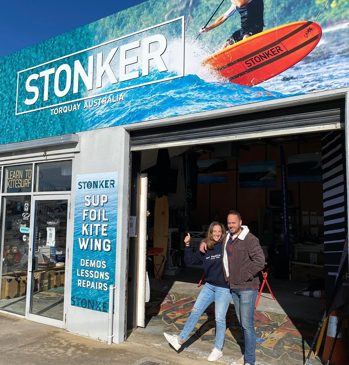 The new owners of Stonker in Torquay - Ben Hucker & Jess Hucker