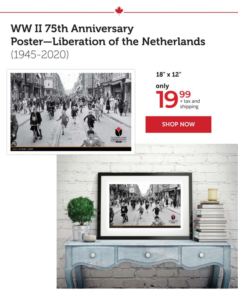 WW II 75th Anniversary Poster - Liberation of the Netherlands